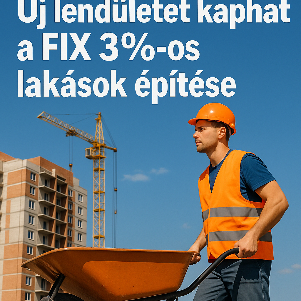 Új lendületet kaphat a FIX 3%-os lakások építése